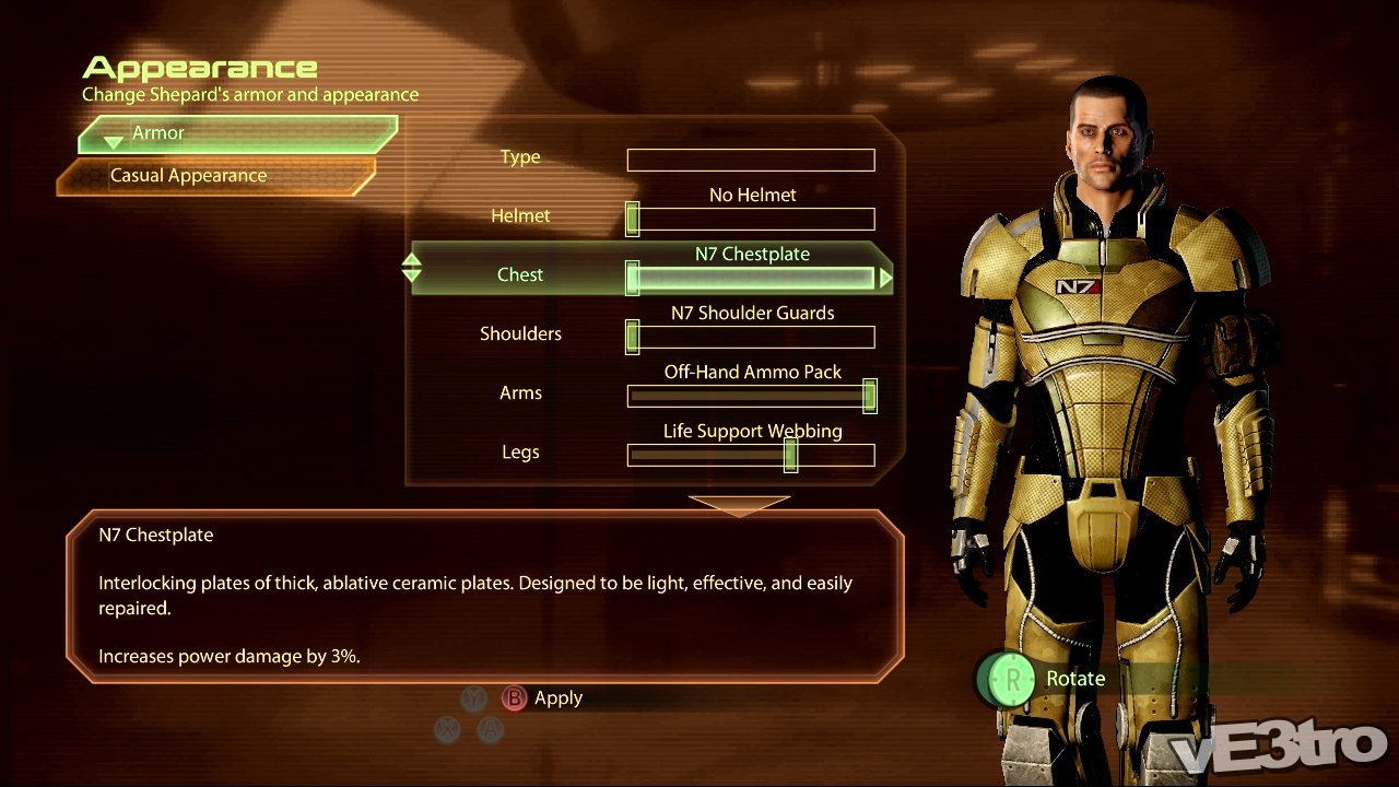 Mass Effect 2 Armors