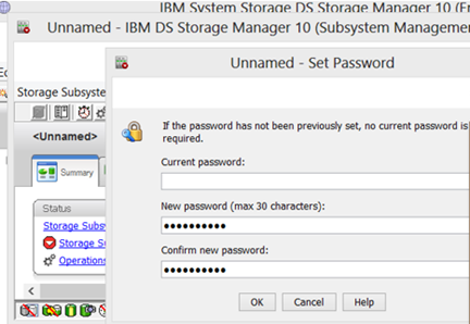 ibm ds4000 6.x reset password